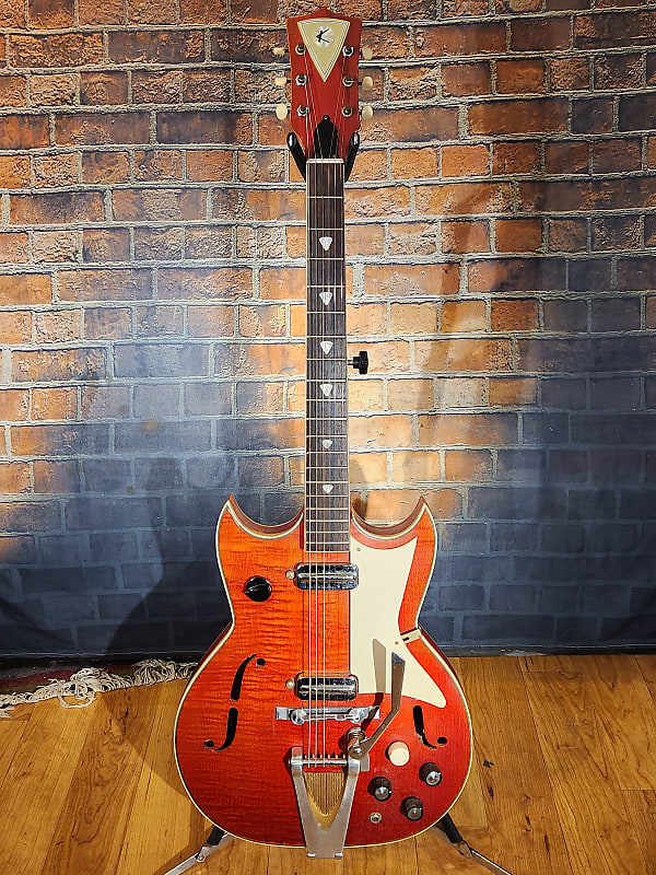 Sold - 1962 Kay Red Devil K-592 — Guncotton Guitars