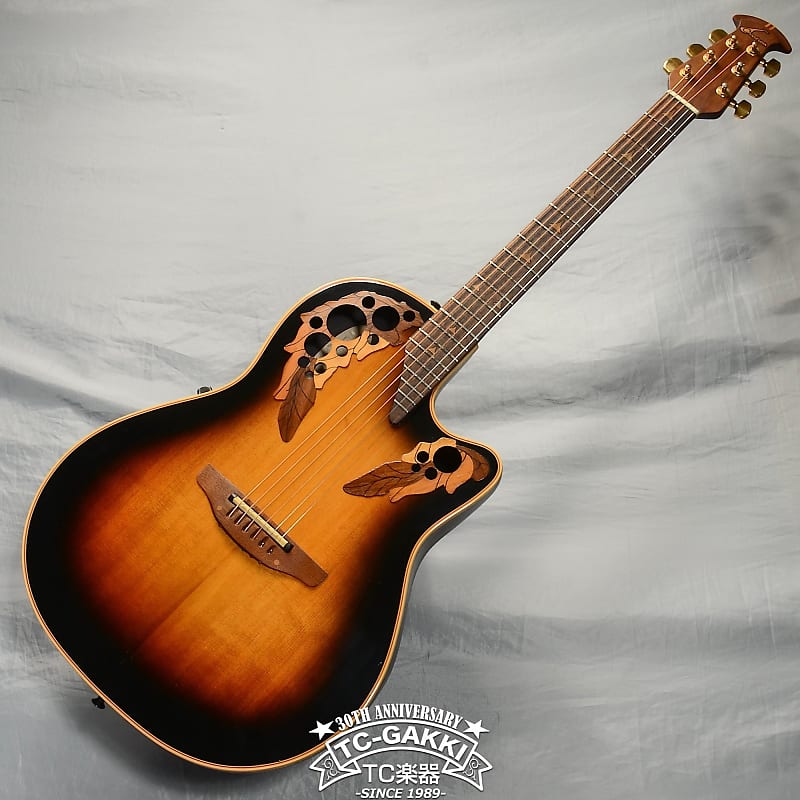 オベーション　ovation 1868 スーパーシャロウ　サンバースト　USA Ovation Elite 1868-1 1992s Made in USA (Sunburst