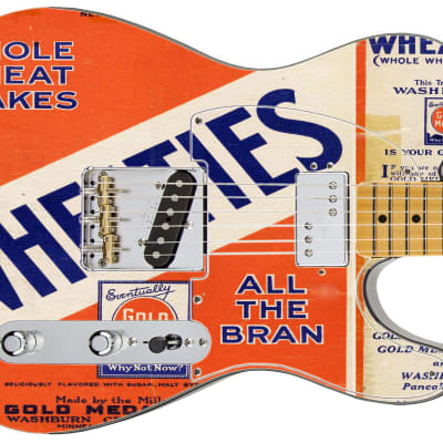 Sticka Steves Guitar Skin Axe Wrap Re-skin Vinyl Decal DIY 1925 Breakfast Champion 272 image 4