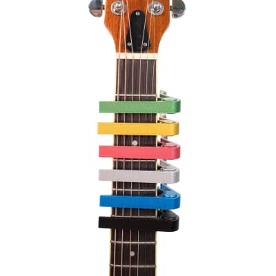 Premium Quality Guitar Capo Quick Easy Change Release Trigger Clamp Colour UK Black image 5