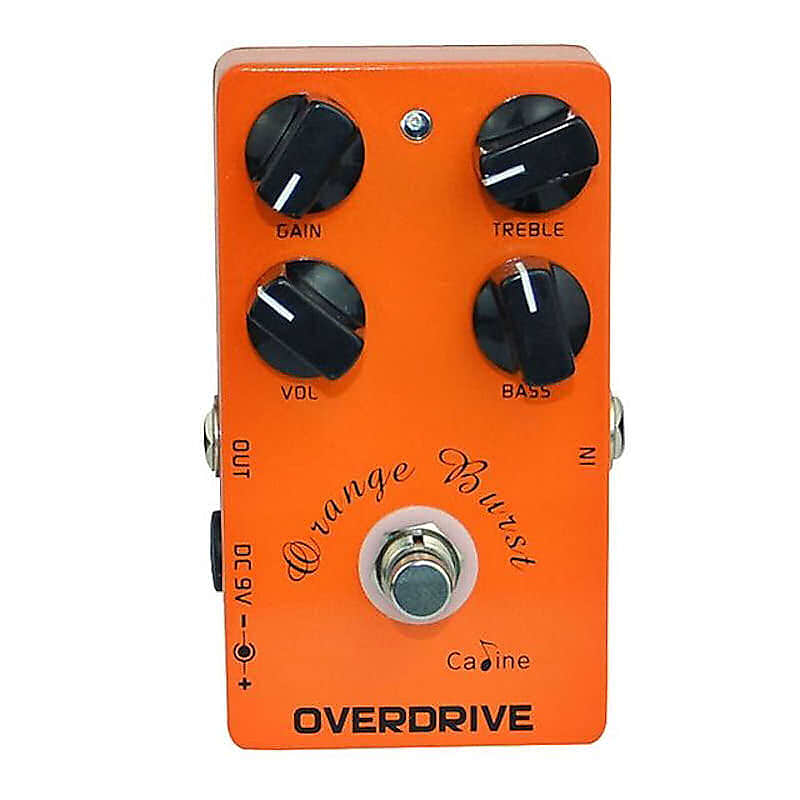 Caline CP 18 Orange Burst Overdrive Xotic BB Preamp Clone Pedal True Bypass
