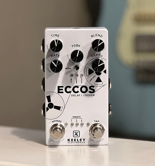 Keeley ECCOS NeoVintage Tape Delay Effects Pedal Reverb