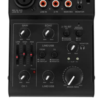 Depusheng U4 4 Channel Mixer w/Effects, Bluetooth, USB DJ PA Studio Podcast  NEW U4 2023