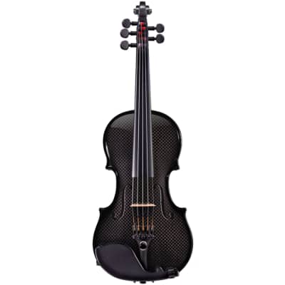 Zeta Strados 4 string Electric Violin Black with Case | Reverb
