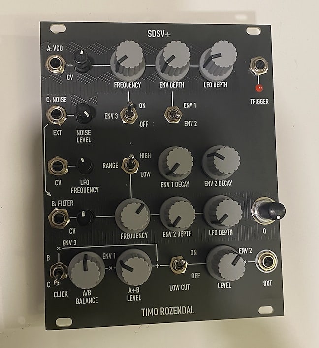 Timo Rozendal SDSV+ Eurorack Clone of Simmons SDSV