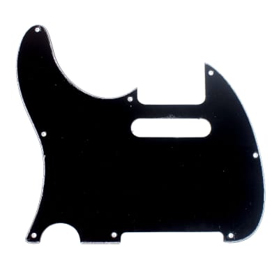 Replacement Guitar Pickguard For  Left-Handed G&L ASAT Classic USA ,3ply Black