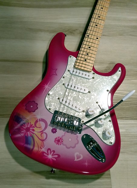 Candy rox discount pink guitar