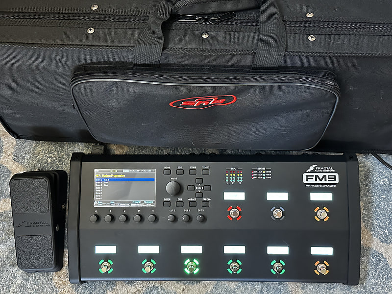 Fractal FM9 TURBO With EV2 Pedal And SKB Case | Reverb