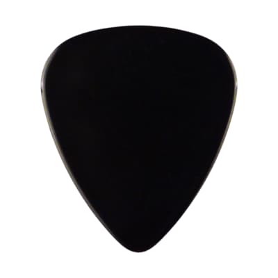 Celluloid Black Guitar Or Bass Pick - 0.71 mm Medium Gauge - 351 Shape - 12 Pack New image 5