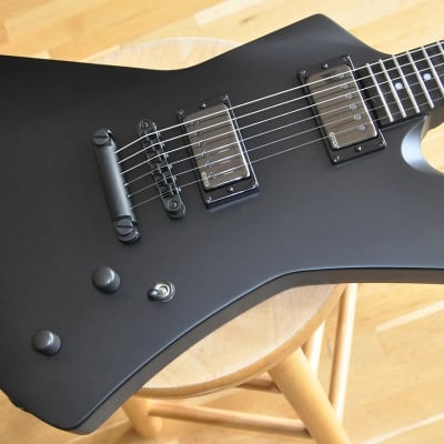 ESP LTD Snakebyte BLKS Black Satin / James Hetfield (Metallica) Signature / Made in Korea / Explorer Type image 1