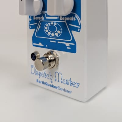 EarthQuaker Devices Dispatch Master Digital Delay & Reverb V3 2019 - Present - White / Blue Print image 2