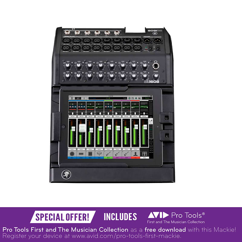 MACKIE DL1608 MIXER Reverb