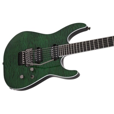 Jackson Pro  Soloist SL2Q MAH Electric Guitar (Transparent Green) (New York, NY) image 5