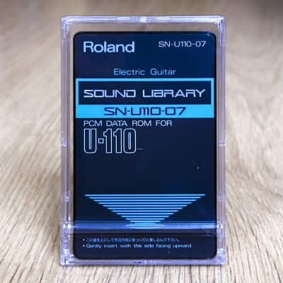 Roland U-110 / U-220 / D-70 / MV-30 // SN-U110-07 Electric Guitar // Voice Rom Data Card