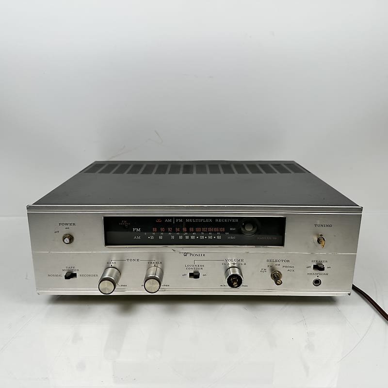 Vintage Pioneer SX-34 Stereo Tube Receiver (Made in Japan)  			