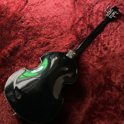 c.1967- Firstman/Teisco Gen Gakki Baroque Special MIJ Vintage Bass  “Black” image 9