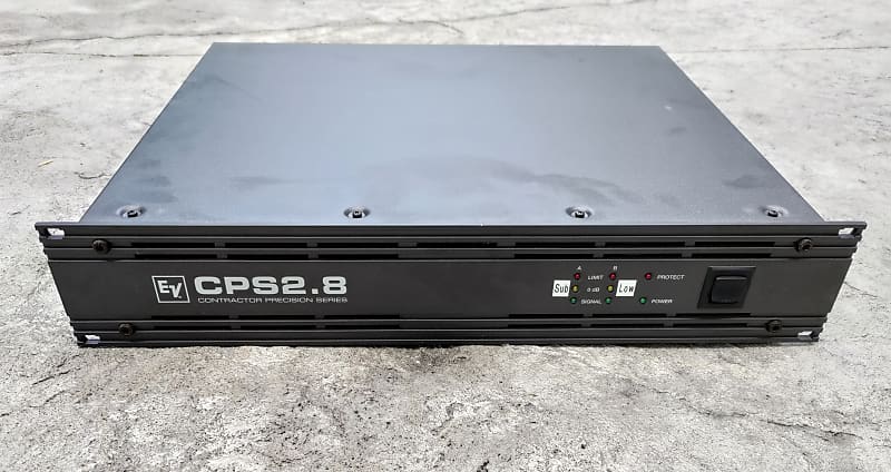 Electro Voice EV CPS2.8 Stereo Power Amplifier 2200W Speaker Monitor 2U  Rack Class H Amp Contractor