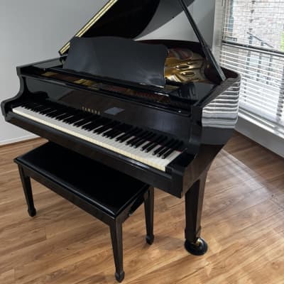 Yamaha G3PE 1986 - Polished Ebony - 6'1" – Excellent Condition image 6