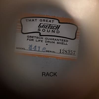 Gretsch First generation Stop Sign badge 1971 - Champagne Sparkle image 10