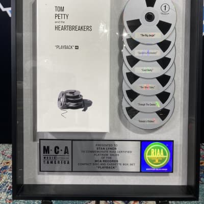 Stan Lynch Tom Petty and The Heartbreakers, RIAA, "Playback" Box Set, Platinum Record (#34) image 2