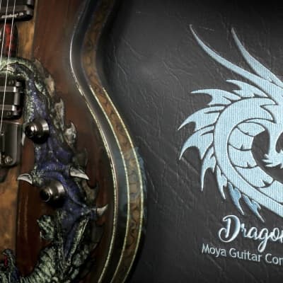 Moya Dragons 7 String custom boutique handmade guitar  2018 image 2