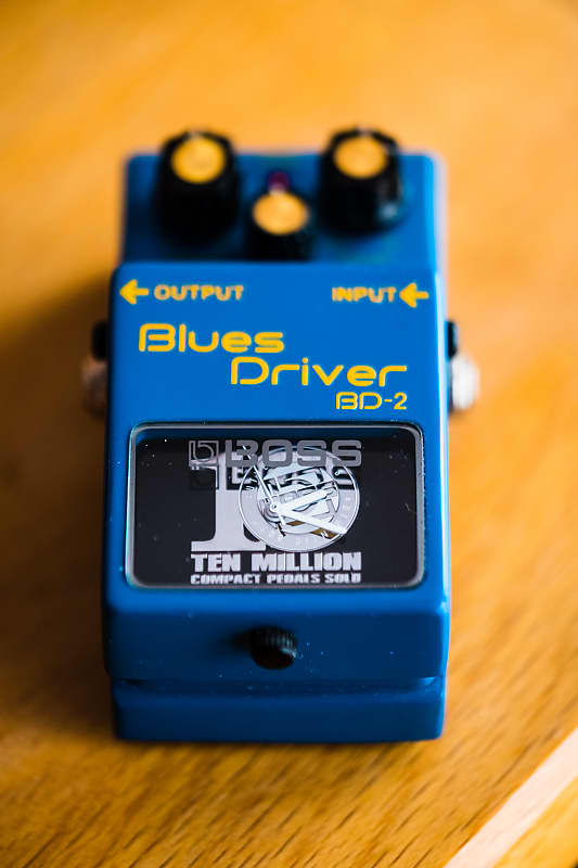 Boss BD-2 Blues Driver, Special Edition - 10 Million Compact Boss BD-2 Blues Driver, Special Edition - 10 Million Compact