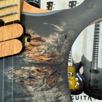 Ronciswall Vapor 6 Multiscale Headless Electric Guitar w/ Bag-Charcoal Black image 6