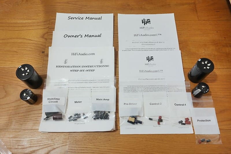 Yamaha M70 restoration kit filter capacitor repair rebuild fix  			