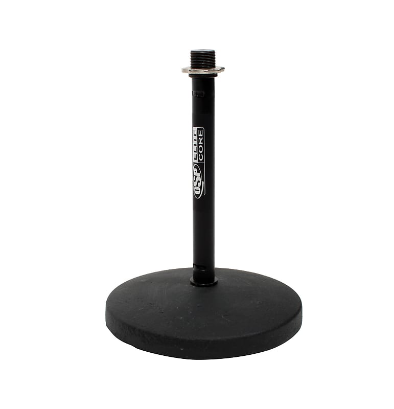 OSP Heavy Duty Desk Top Low Profile Mic Stand with Round Base image 1
