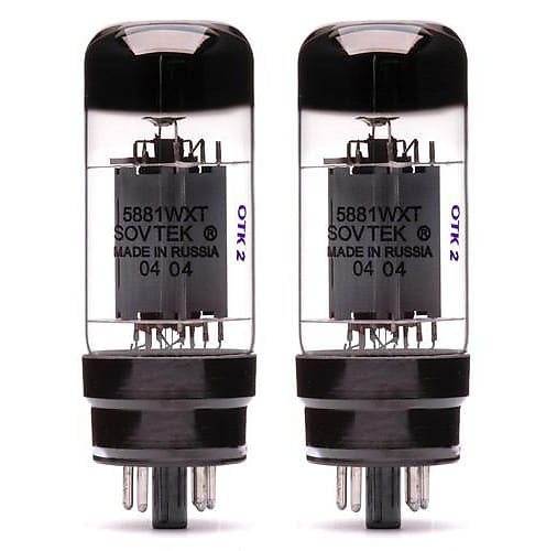 New 2x Sovtek 5881 / 6L6WXT / 6L6 | Matched Pair / Duet / Two | Power Tubes  | Free Ship