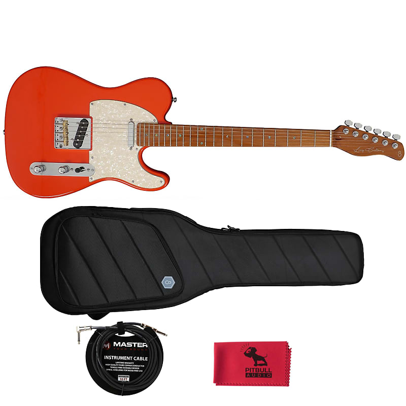 Sire Larry Carlton T7 Fiesta Red Guitar W Gig Bag Cable And Reverb