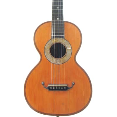 French romantic guitar 1860 Coffe Goguette, Hyppolite Colin, Roudhloff, Rene Lacote, Petitjean style - check video! for sale
