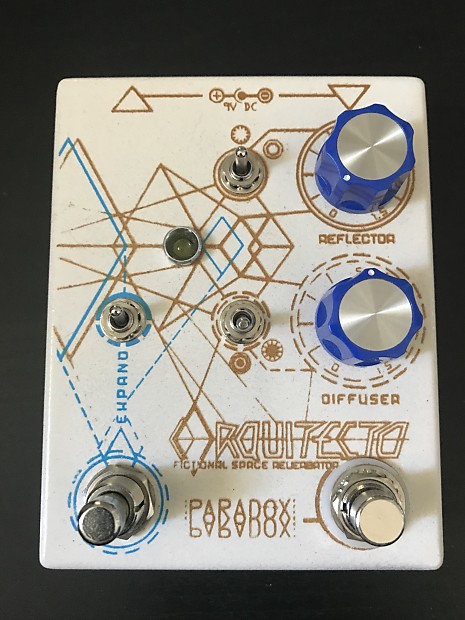 Paradox Arquitecto Space Reverberator Reverb Guitar Effects Pedal Stompbox image 1