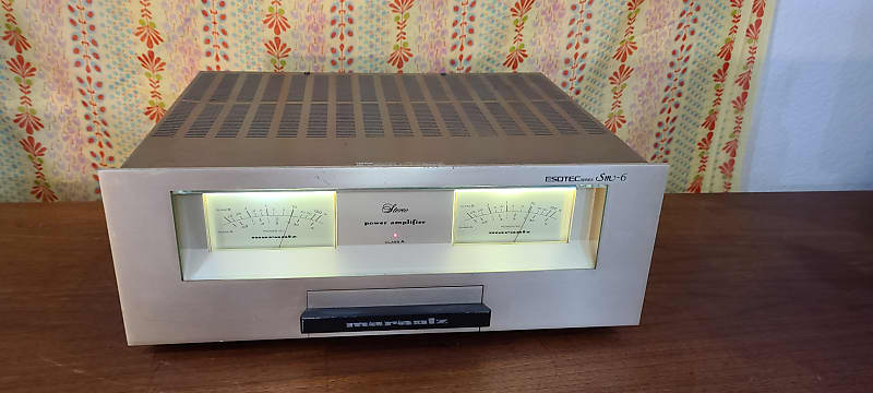 Fully Restored Marantz ESOTEC SM-6 Stereo Power Amplifier Switchable Class A/AB 30/120WPC image 1