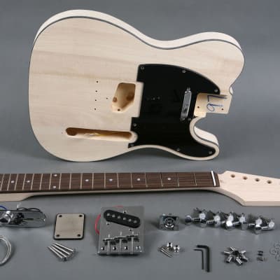 Unbranded Tele Style Electric Guitar DIY Kit Natural Unfinished image 3
