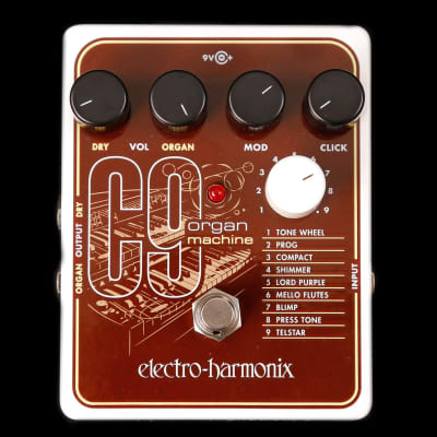 New Electro-Harmonix EHX C9 Organ Machine (C 9) Guitar Effects Pedal  683274011622