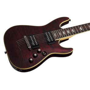 Schecter Omen Extreme-7 7-String Electric Guitar Black Cherry image 4