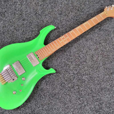 KOLOSS X6 Aluminum body electric guitar Satin Green image 6