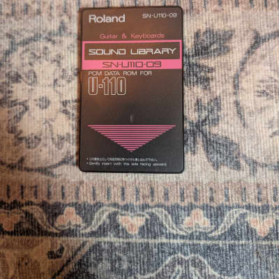 Roland Roland U-110 SN-U110-09 Guitars Keyboards   ROM Card