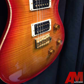 2002 Paul Reed Smith Custom 24 Cherry Burst 10 top image 3