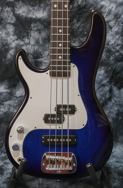 Left Handed G&L SB-2 Bass USA 2014 Blueburst Lefty image 1