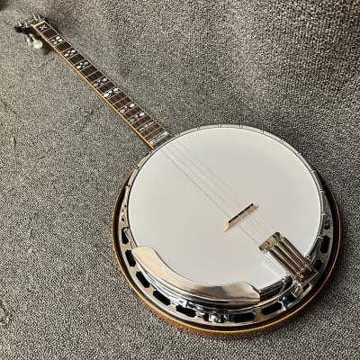 Iida Vintage Model 237 Resonator Plectrum 4-String Banjo Brownburst MIJ for sale