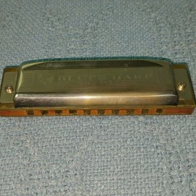 Vintage Hohner Blues Harp MS Harmonica Key of C With Case Germany Tested Working image 10