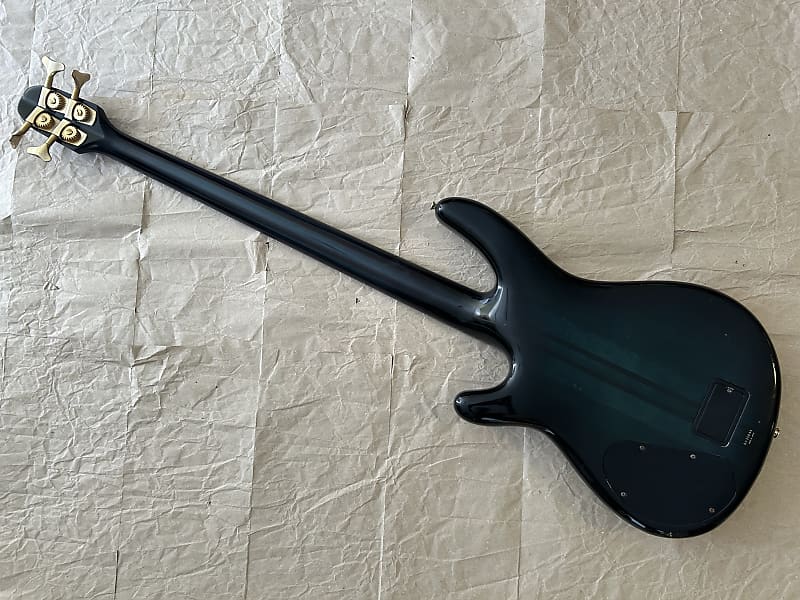 Yamaha Motion Bass guitar LB-1 1986-89 Greenburst Japan Neckthrough Ebony  Fretboard electric bass