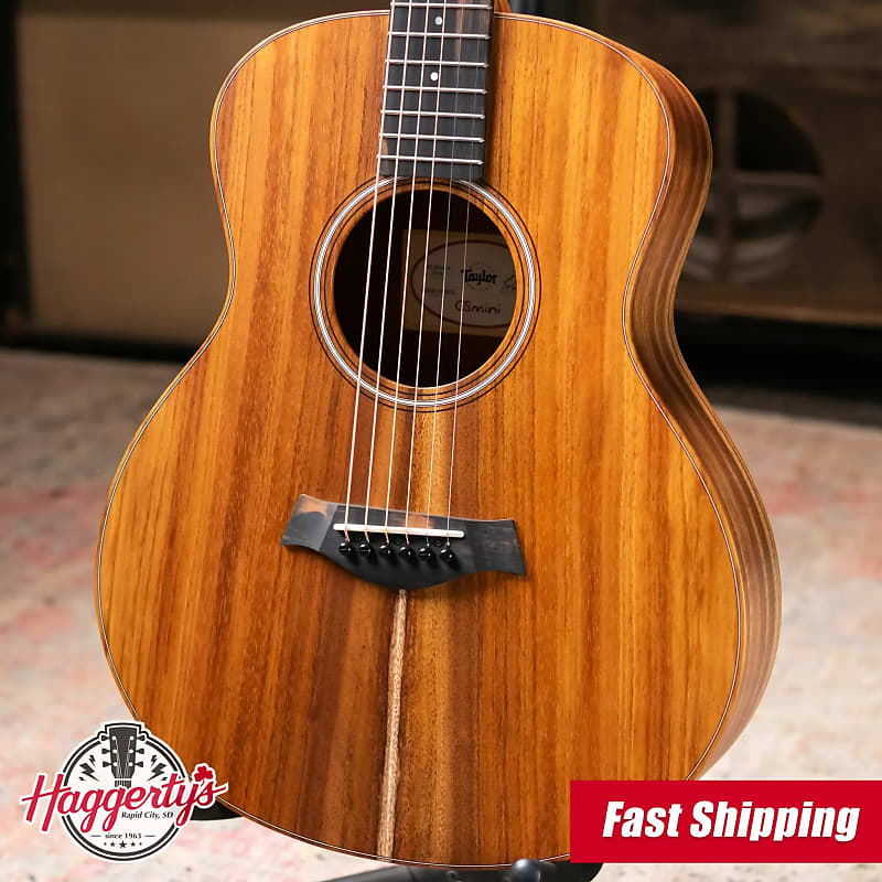 Taylor GS Mini-e Koa Acoustic-Electric Guitar with Structured Gig Bag image 1