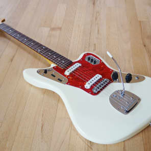 1994 Fender Jaguar '62 Vintage RI Electric Guitar JG66 Olympic White Japan MIJ image 10