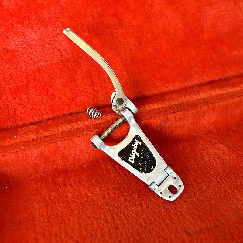 Bigsby B3 vibrato guitar tailpiece c 1950's - Nickel original | Reverb