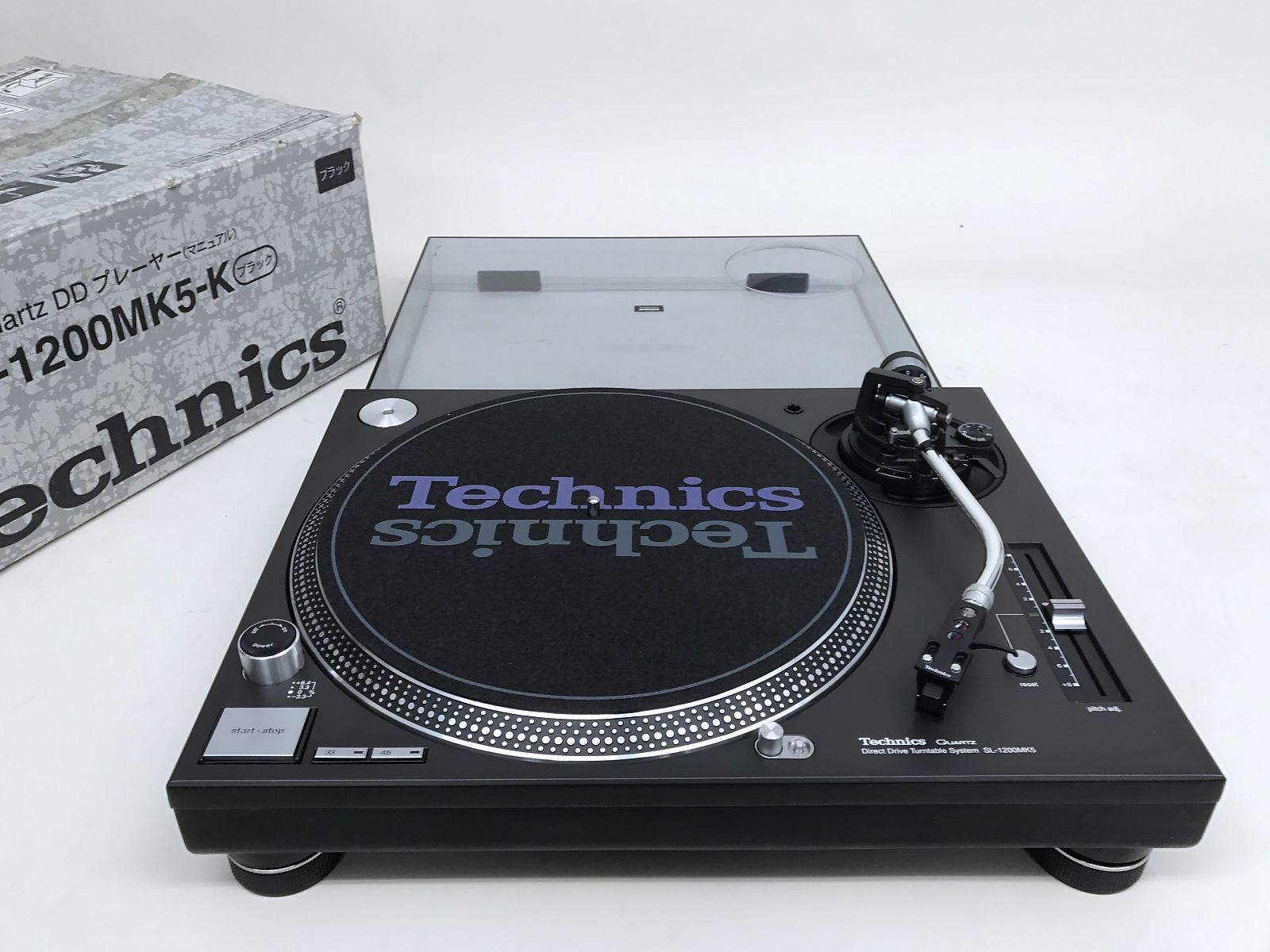 楽器・機材【美品】Technics SL-1200MK5-K（ブラック） ターンテーブル - halcyonit.com