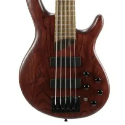Cort B5ELEMENTOPBR Artisan Series B5 Element 5 String Bass Guitar. Open Pore Burgandy Red for sale