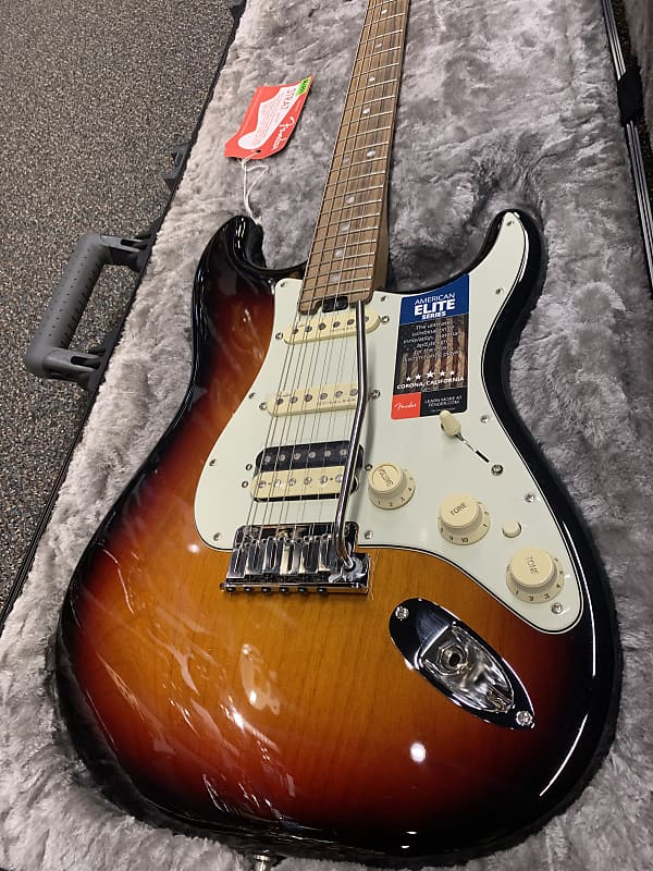 Fender American Elite HSS Shawbucker Stratocaster  Sunburst 2015 image 1